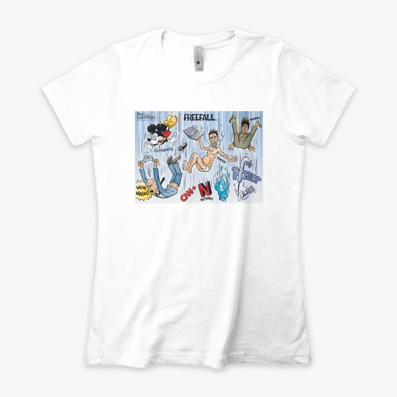 Woke In Free Fall Cartoon Shirt