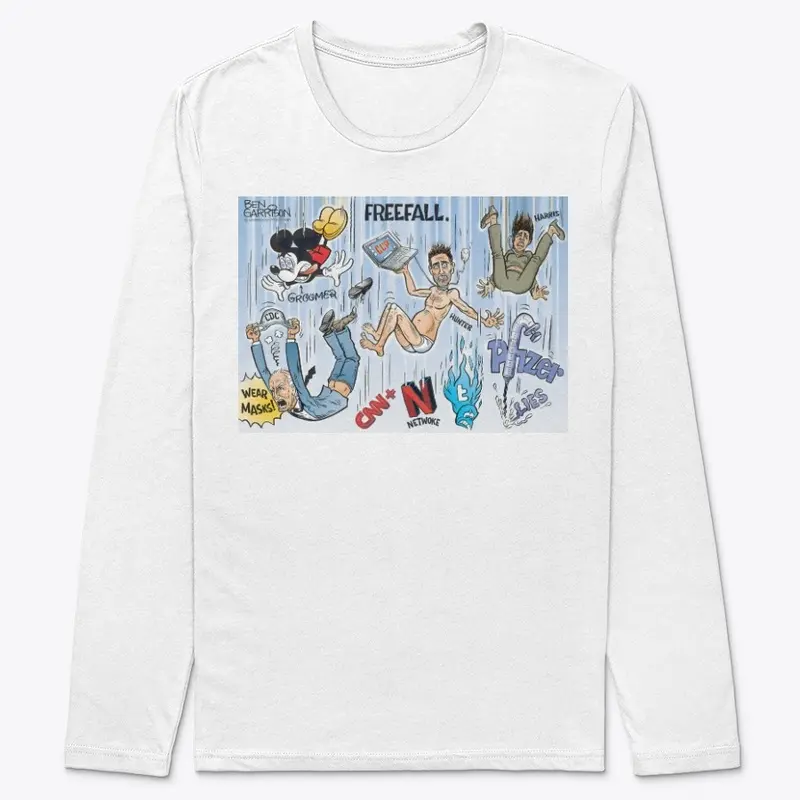 Woke In Free Fall Cartoon Shirt