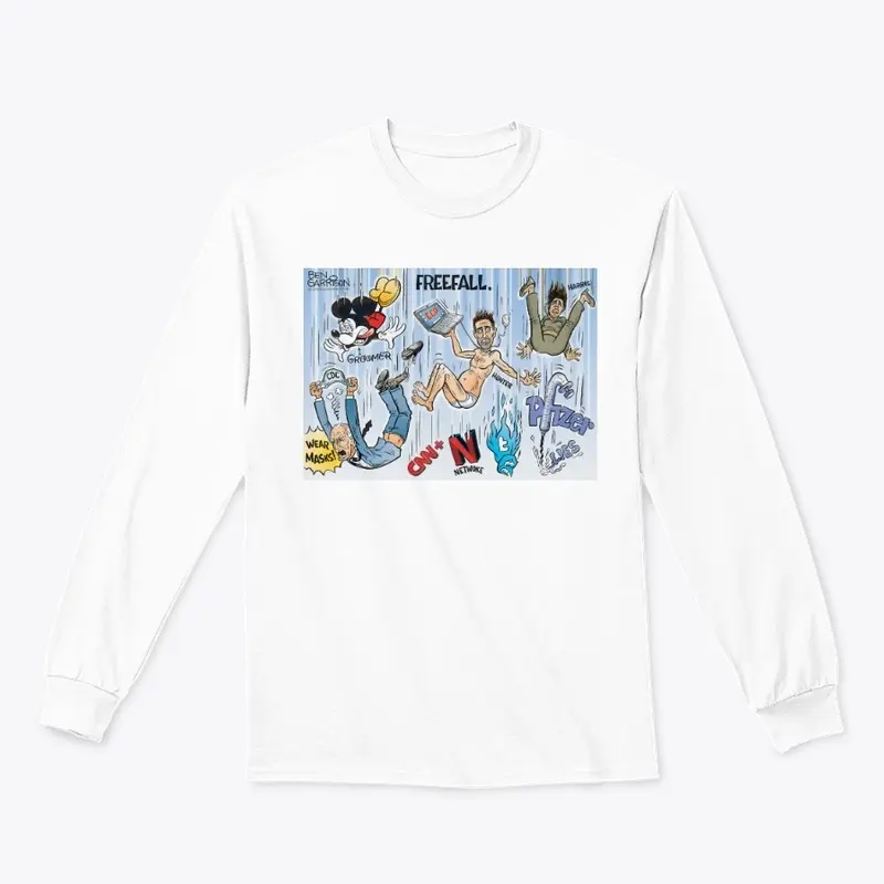 Woke In Free Fall Cartoon Shirt