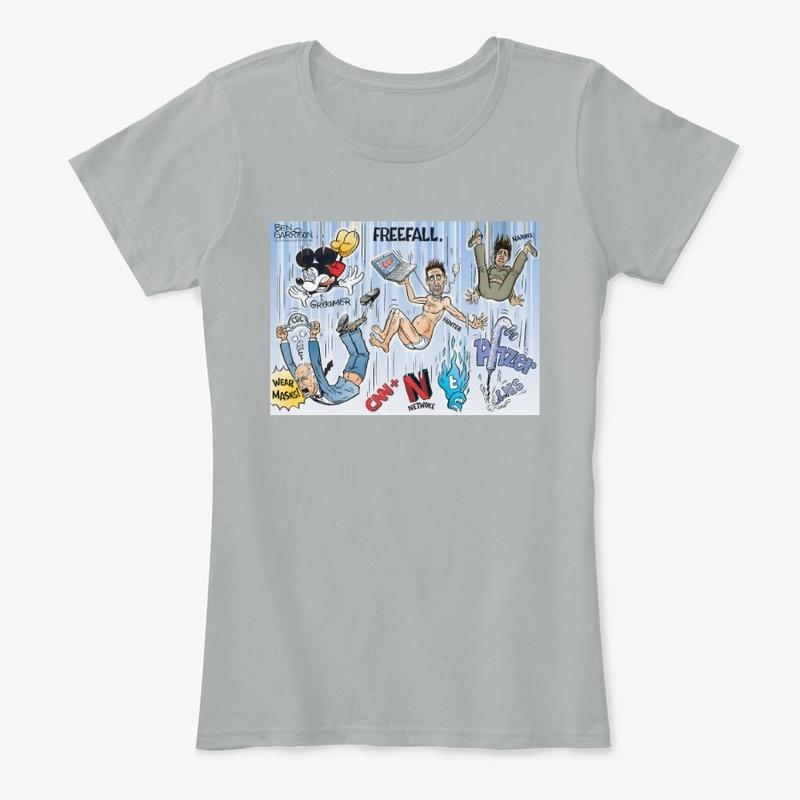 Woke In Free Fall Cartoon Shirt